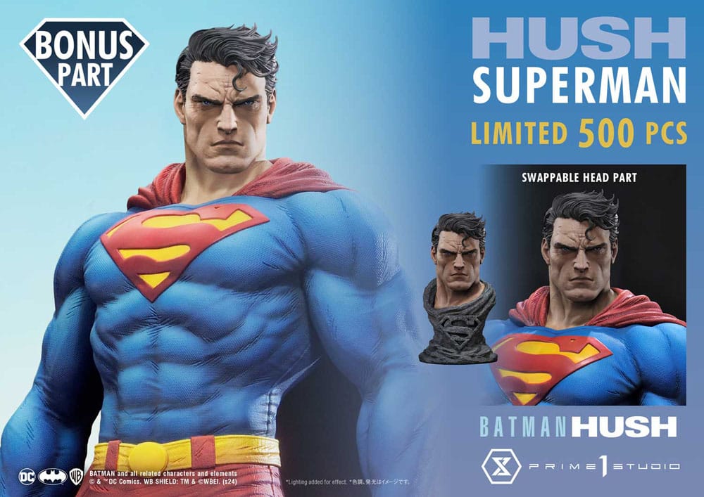 DC Comics Premium Masterline Series Status 1/4 Batman: Hush (Comic) Superman Bonus Verzija 77 cm