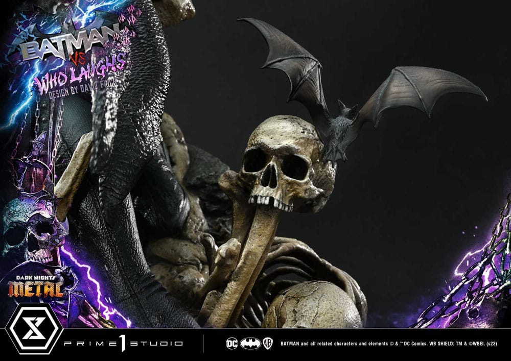 Dark Nights: Metal Ultimate Premium Masterline Series Standue 1/4 Batman vs Batman die Laugt Deluxe versie 67 cm