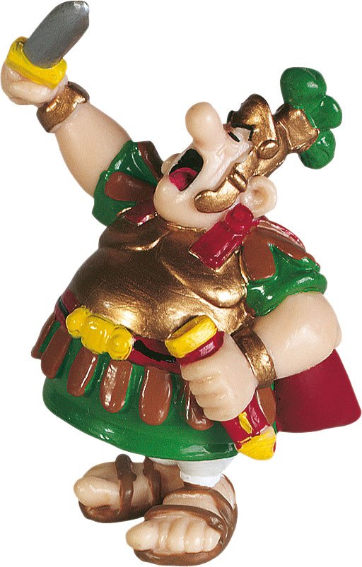 ASTERIX Figura il centurione con la sua spada 8 cm
