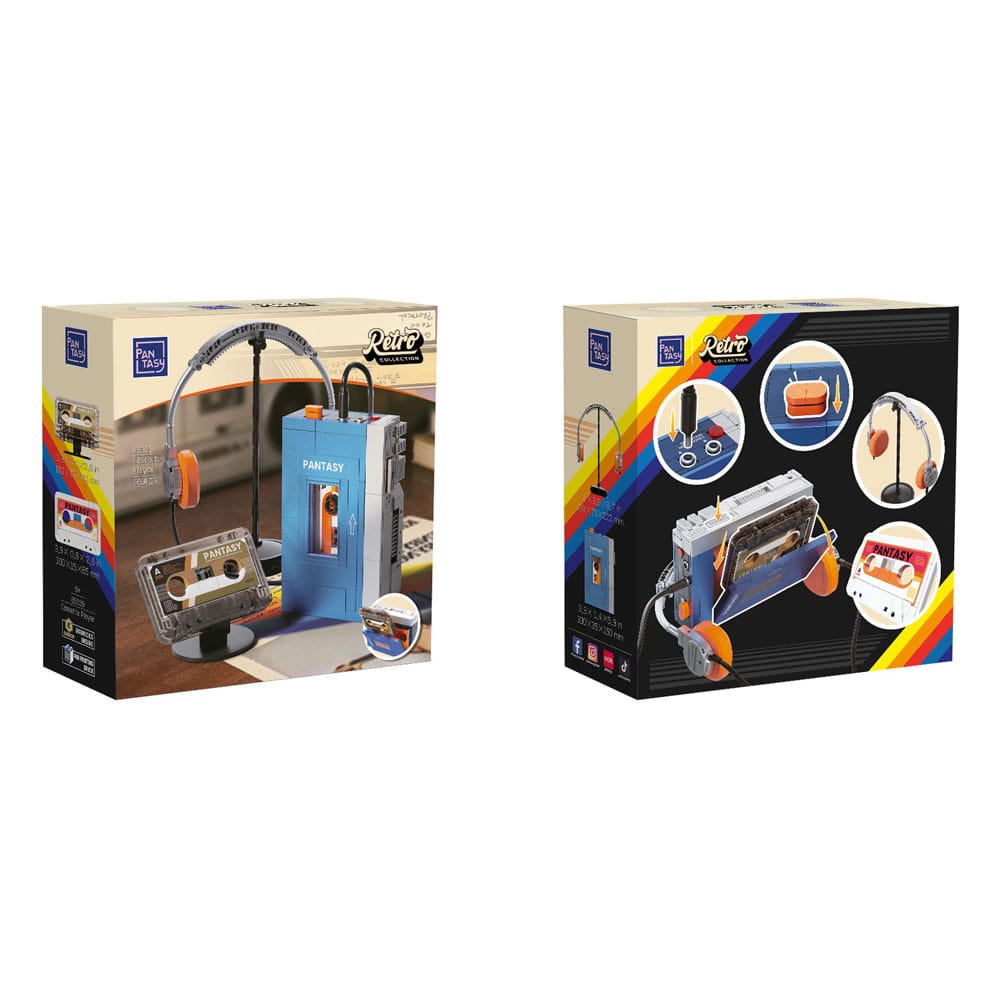 Pantasy Original Set de construcción Reproductor de casetes