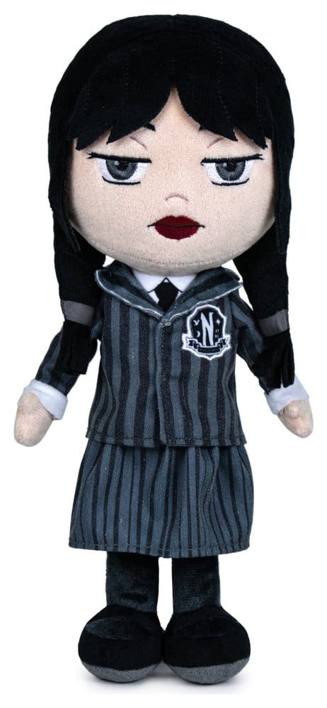 Mercoledì peluche bambola di pezza uniforme 32 cm