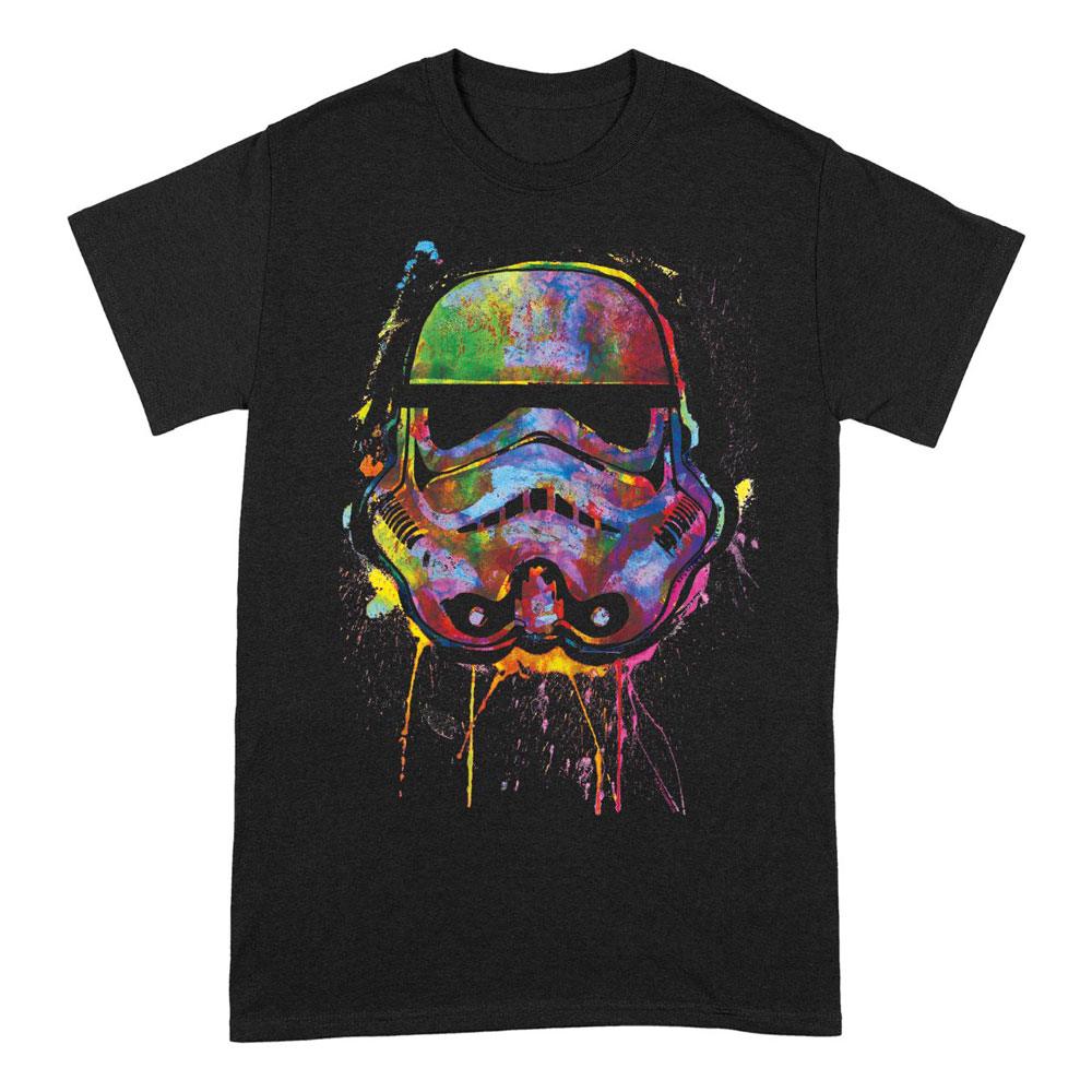 Star Wars T-skjorte Paint Splats Hjelm