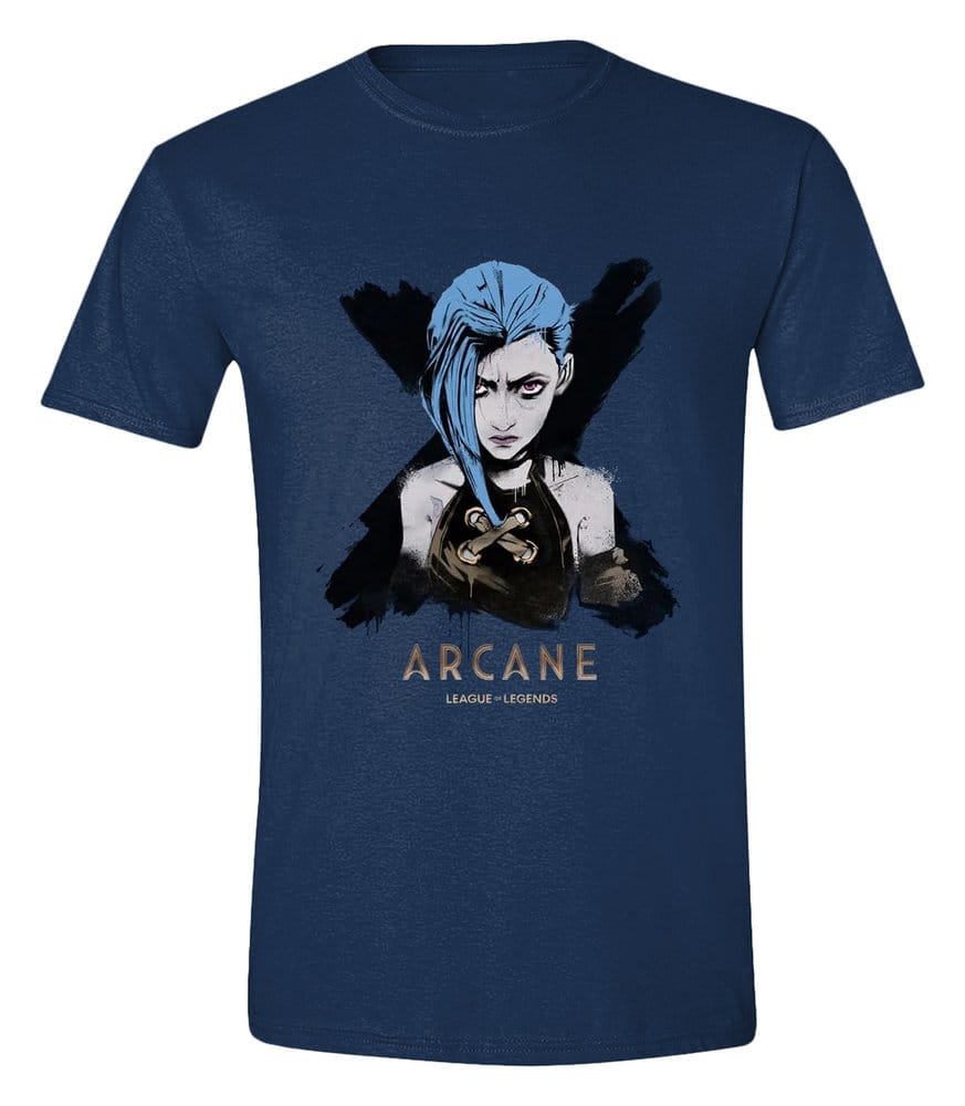 Arcane T-Shirt Jinx Portræt