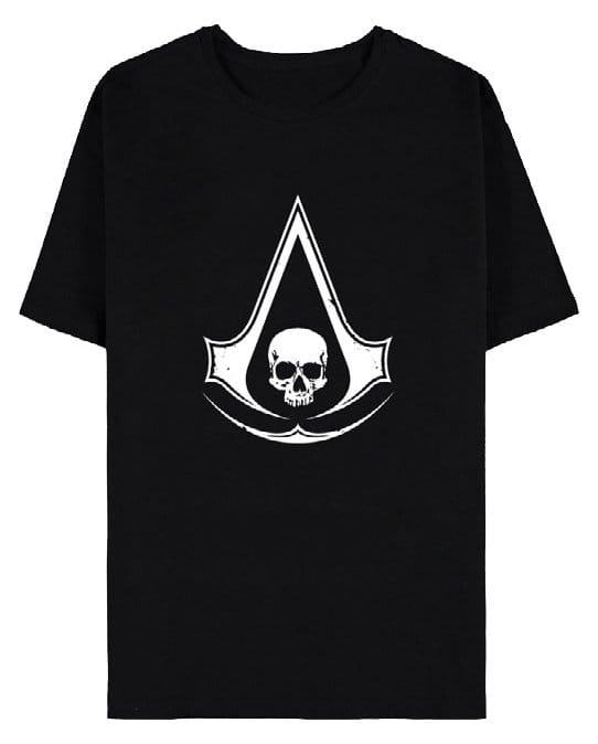 Assassin's Creed T-shirt Sort Flag Resynched Skull