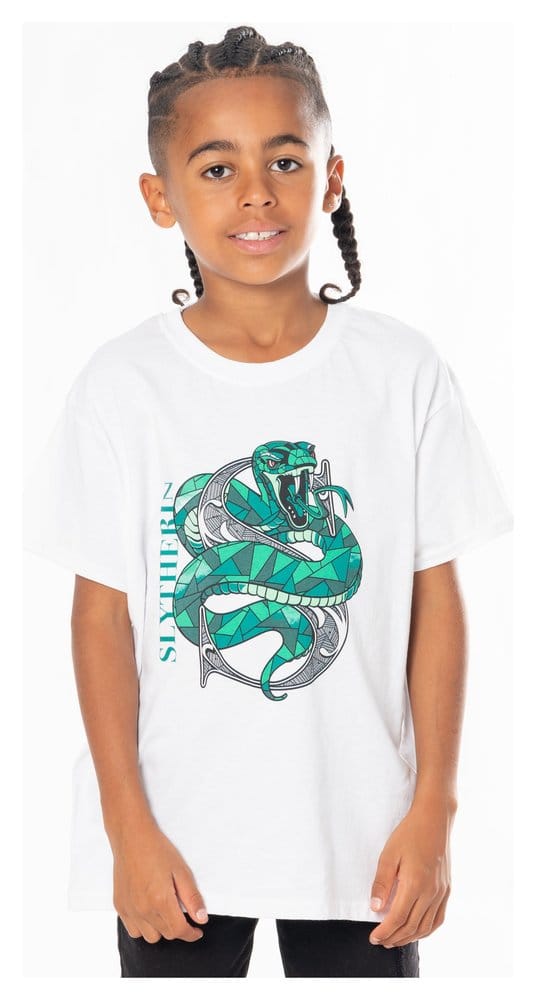 T-shirt per bambini di Harry Potter Serpeverde Mosaico
