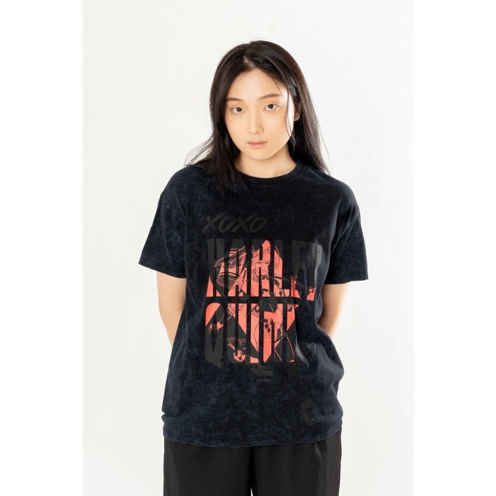 DC Comics T-Shirt Harley Quinn lavage à l'acide Xoxo