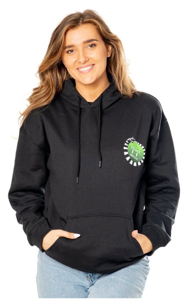 Maglione con cappuccio Beetlejuice Davanti Dietro Tour mondiale