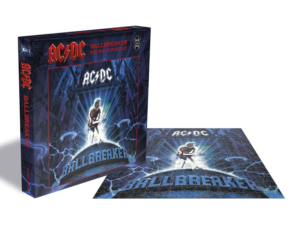 AC/DC Rock såg Jigsaw Puzzle Ballbreaker (500 stycken)