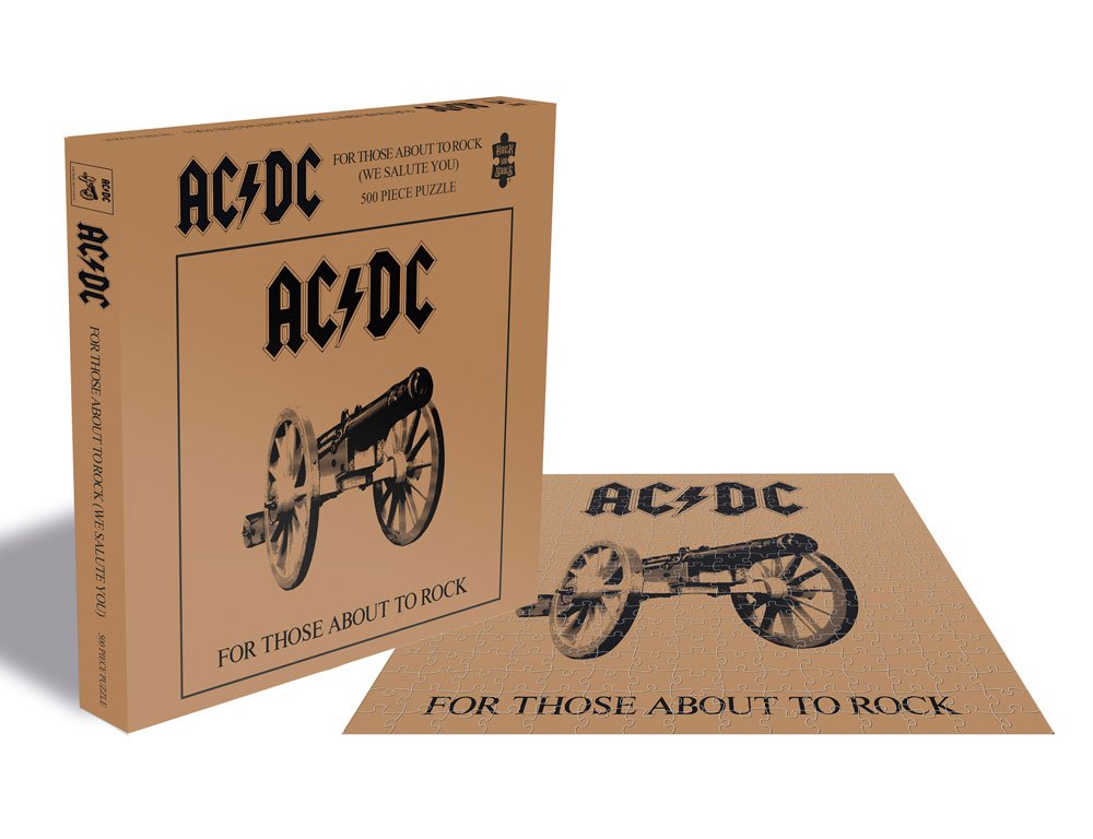 AC/DC Rock Testereler Yapmak üzere olanlar için Jigsaw Bulmaca (500 adet)