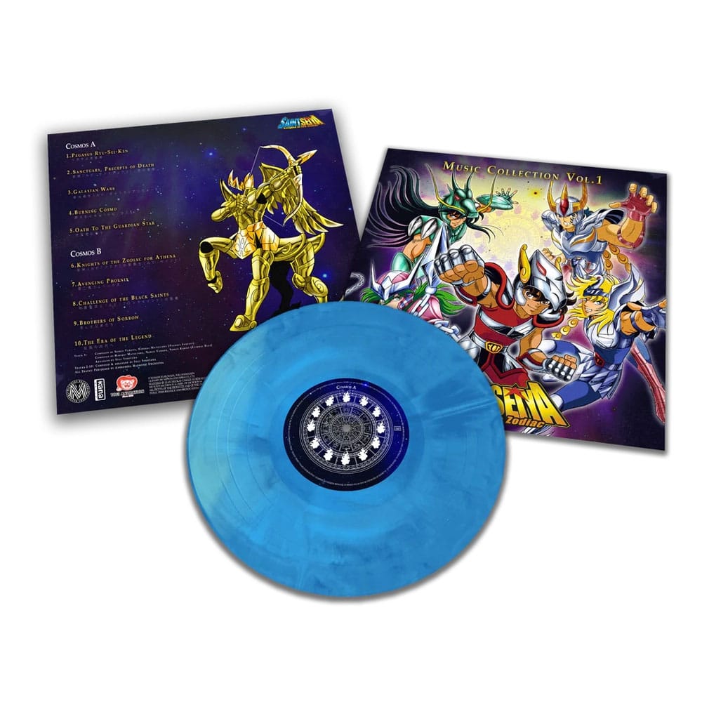 Vinile della collezione musicale di Saint Seiya vol. 1