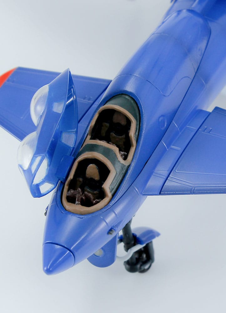 Royal Space Force: The Wings of Honnêamis Plastic Model Kit 1/72 Honneamise Oukoku Air Force Fighter Schira-DOW 3. (To-sæder) 21 cm
