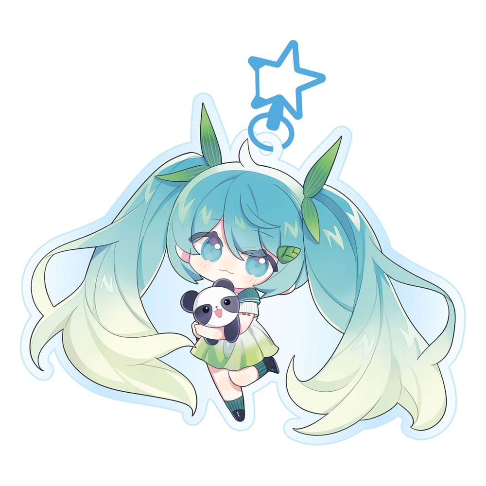 Hatsune Miku Acrylic Keychain Kawaii Forårtid