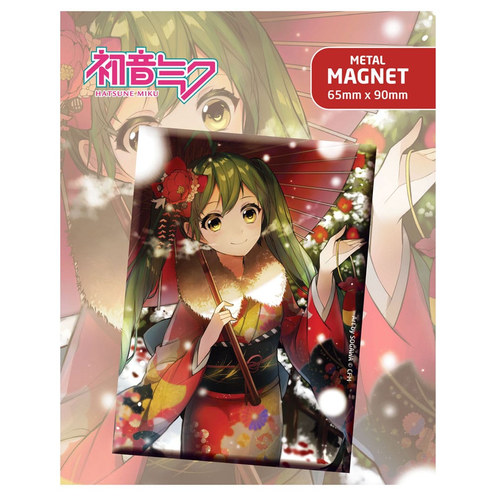 Hatsune Miku Fridge Magnet Hatsune Miku en invierno