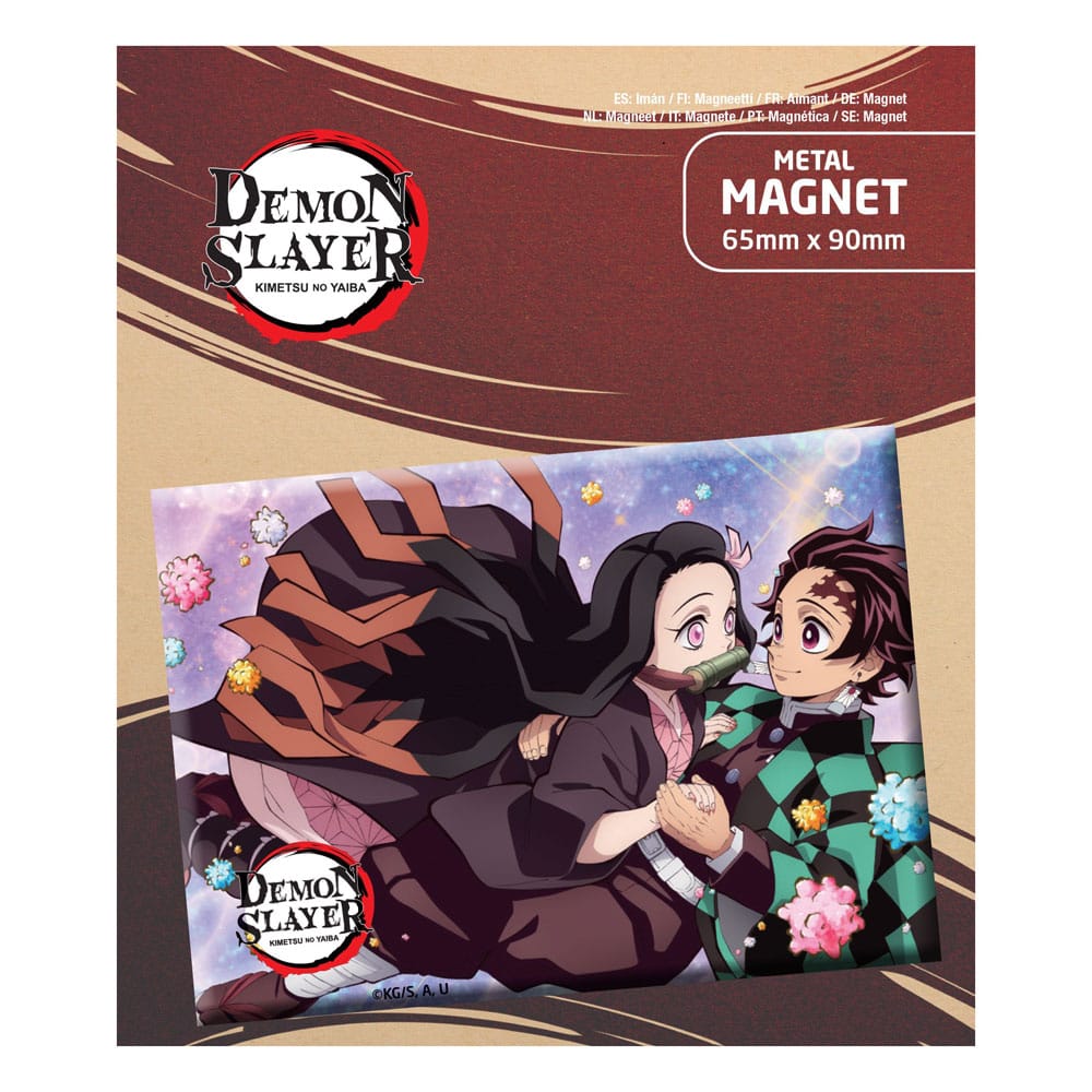 Demon Slayer: Kimetsu No Yaiba koelkastmagneet Tanjiro & Nezuko