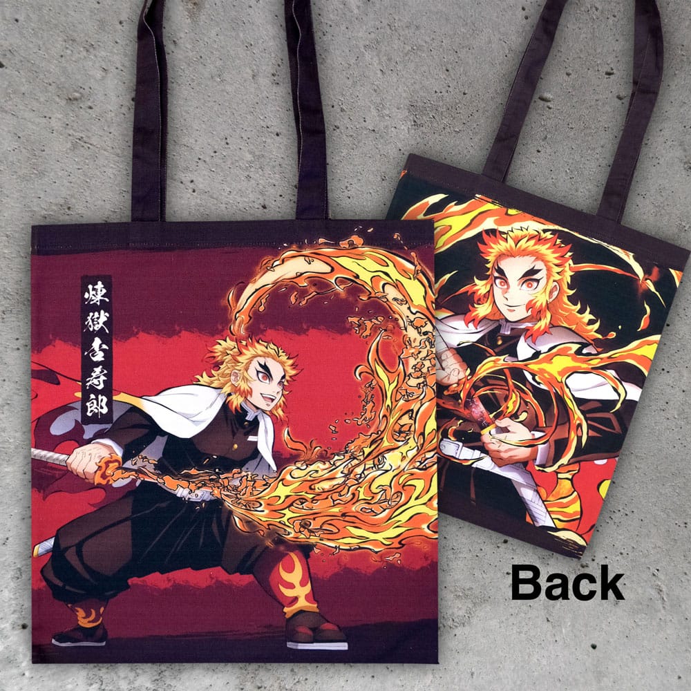 Demon Slayer: Kimetsu Hayır Yaiba Tote Bag Kyojuro Rengoku
