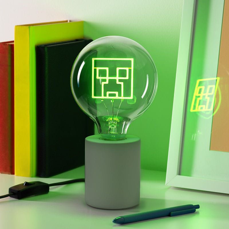 Minecraft Neon LED -pære Creeper