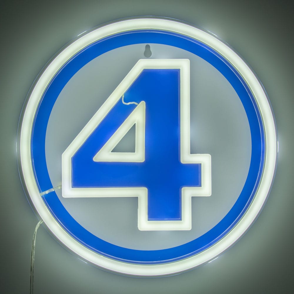 Fantastic Four LED LAME LOMPLA LOGO LOGO NEON