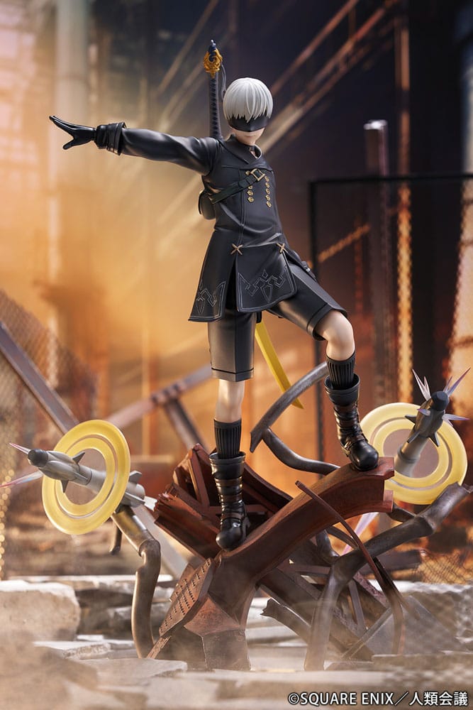 Nier: Automata Ver1.1a PVC -Statue 1/7 Yorha Nr. 9 Typ S Abdeckung von Feuer 31 cm