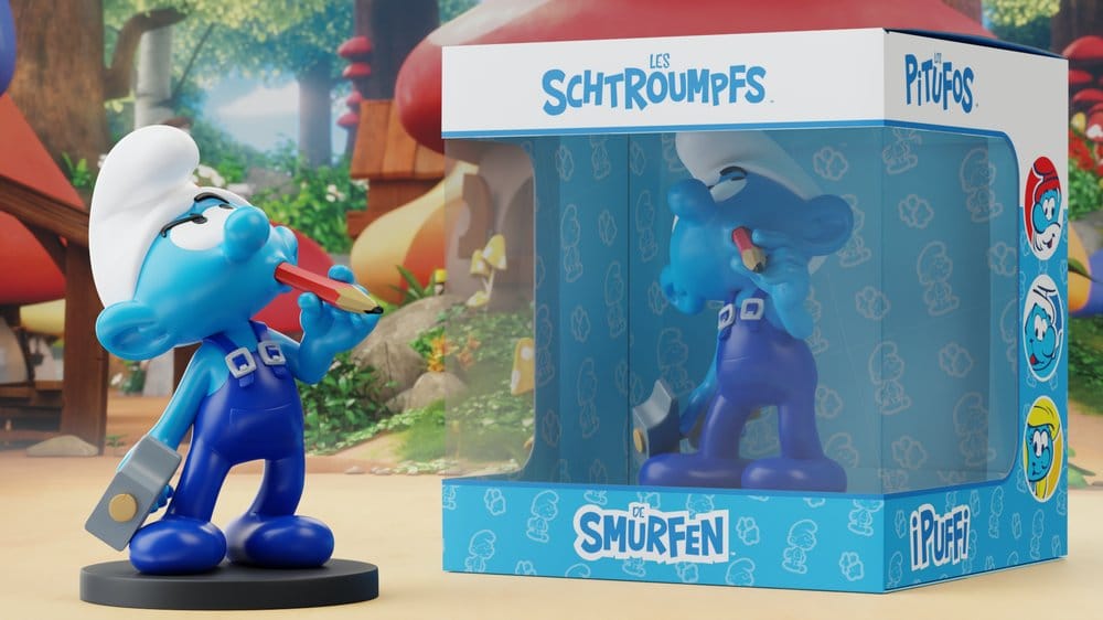 Smølferne Statue Handy Smølf 11 cm