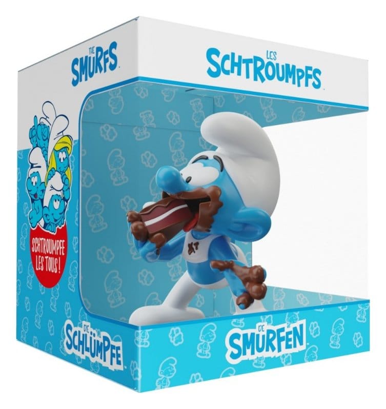 Smølferne Statue Grådig Smølf 10 cm