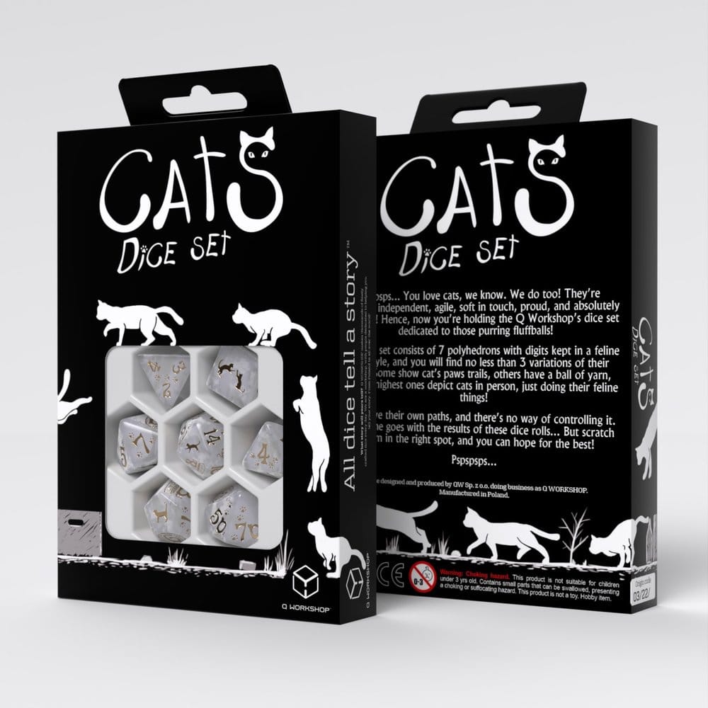 CATS Würfelset mit 7 Purrl