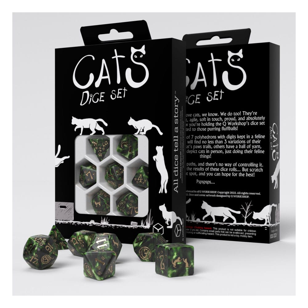 Píxel de juego de dados de gatos