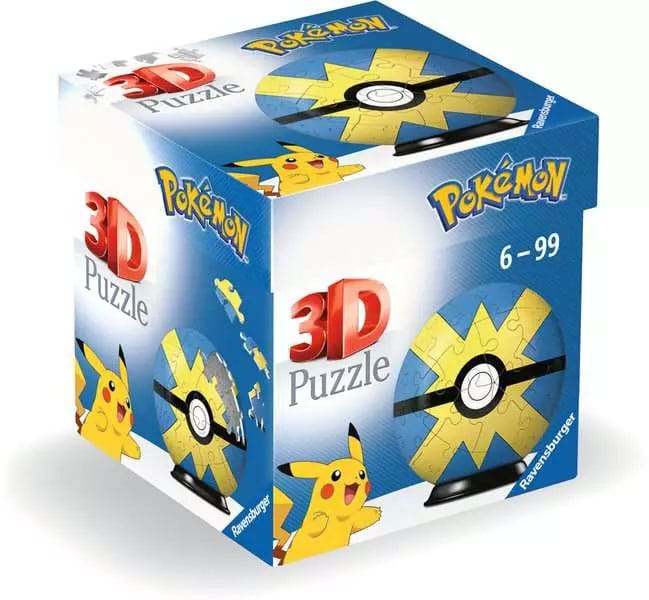 Pokémon 3D Puzzle Pokéballs: Quick Ball (55 stuks)