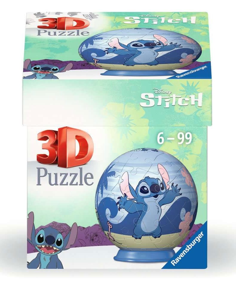 Disney Stitch 3D Puzz Ball Stitch (55 pièces)