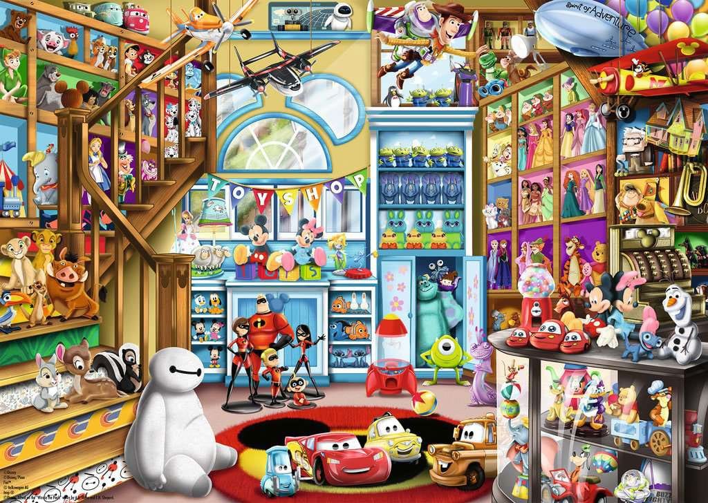 Disney Jigsaw Puzzle Disney Pixar Toy Store (1000 stykker)