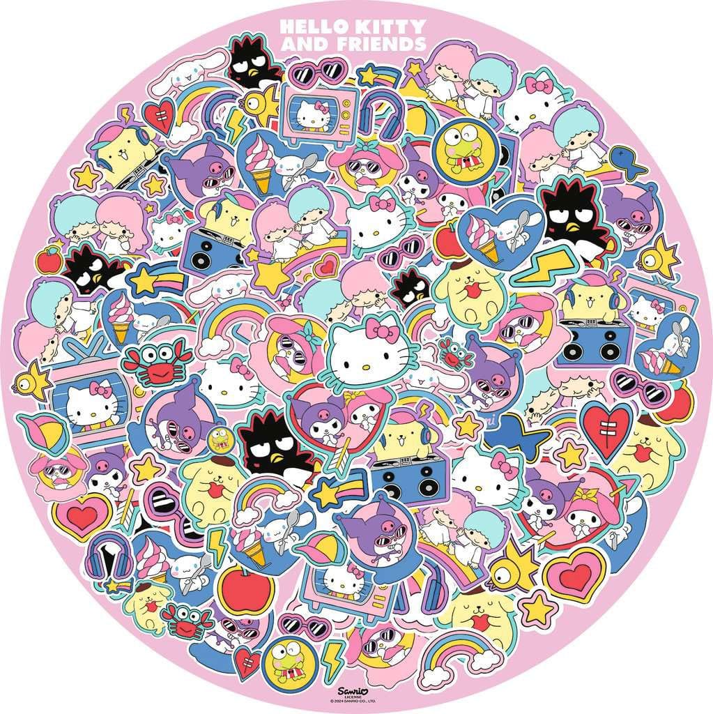 Helly Kitty and Friends Round Jigsaw Puzzle (500 pièces)