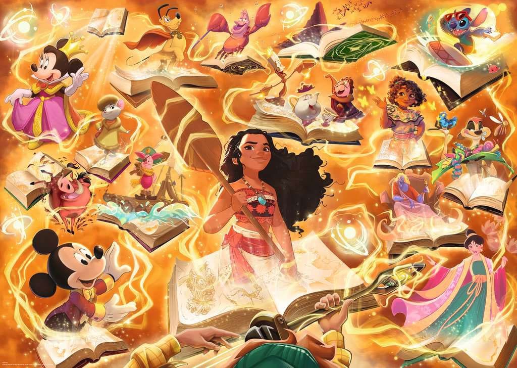 Disney Lorcana Puzzle Lueurs du Royaume : Ambre (1000 pièces)