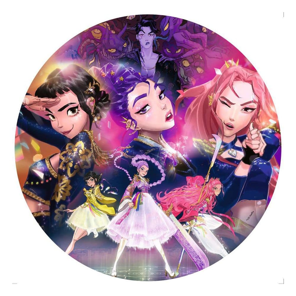 Puzzle rotondo KPop Demon Hunters Per i fan! (500 pezzi)