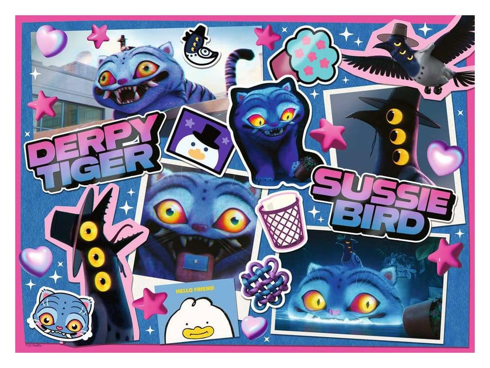 KPop Demon Hunters barnepuslespill Derpy & Sussie (300 stykker XXL)