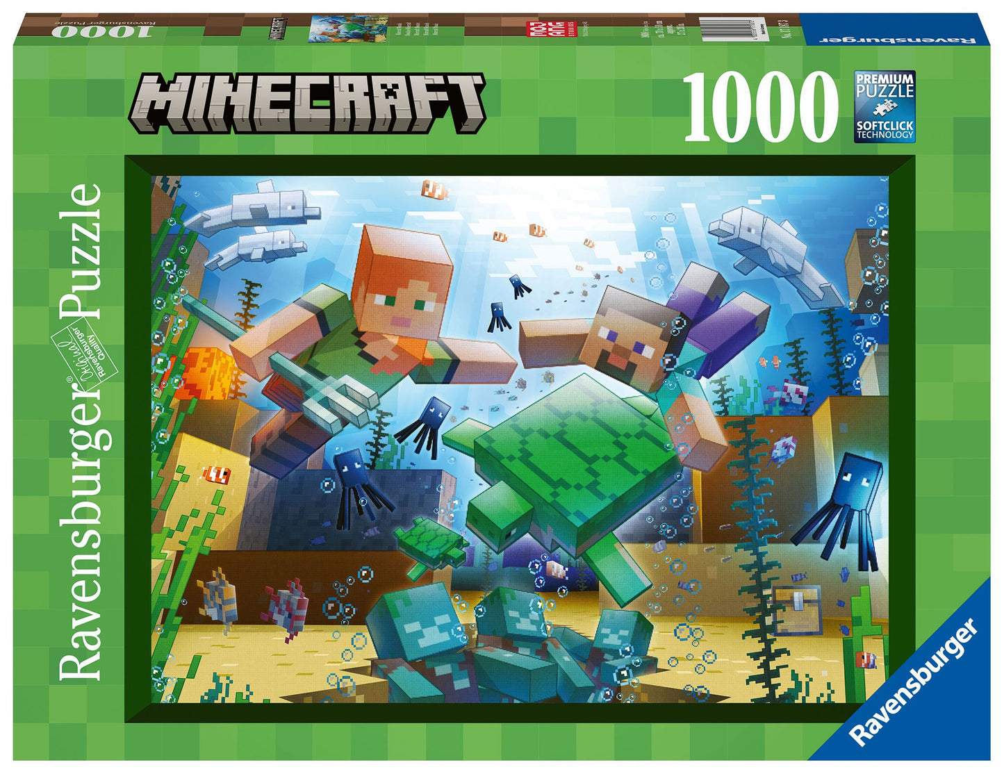 Minecraft Jigsaw Bulmaca Minecraft Mozaik (1000 parça)