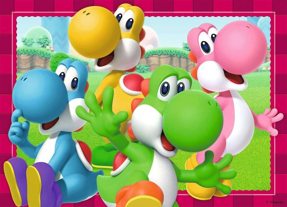 Super Mario Puzzle 4-pack tid for Mario! (4x100 stykker)