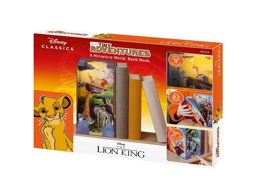 Disney Tiny Adventures Book Nook Mini Diorama The Lion King 23 CM