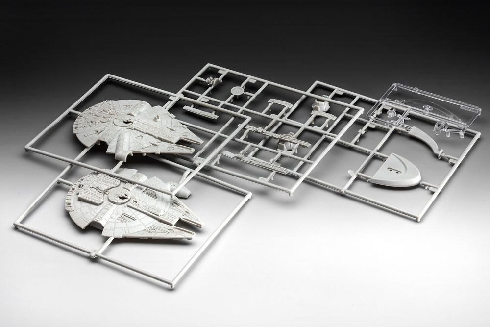 Yıldız Savaşları Bölüm VII Model Kiti 1/241 Millennium Falcon 10 cm