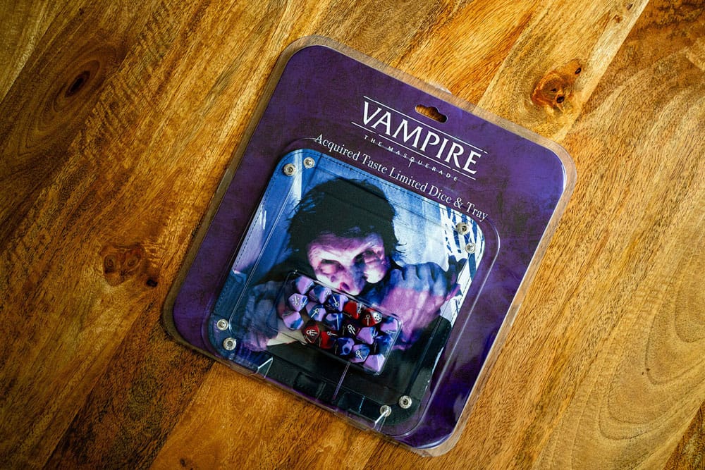 Vampiro: el paquete de accesorios de Dice & Banes de Masquerade 5th Edition RPG adquirido Taste Limited Dice & Ban