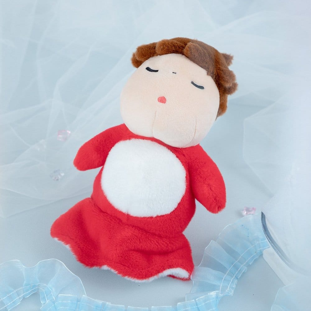 Ponyo sulla scogliera Nakayoshi peluche Ponyo che si addormenta
