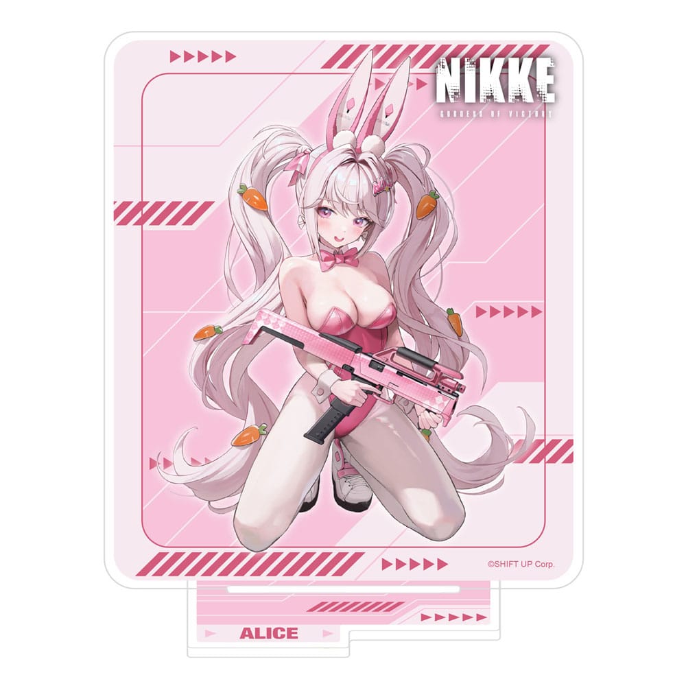 Dea della vittoria: Nikke Crouching Series Acrilic Stand Alice olografica 14 cm