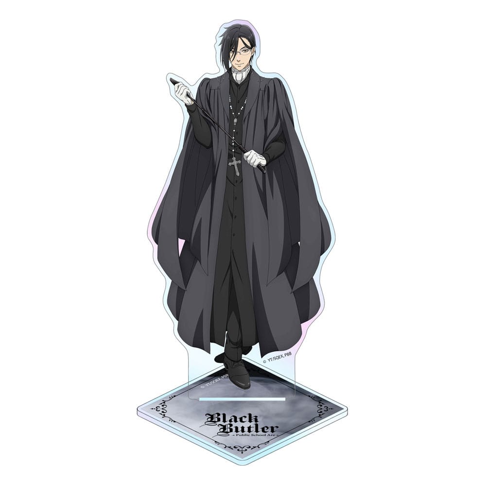 Supporto acrilico Black Butler Sebastian Olografico 14 cm