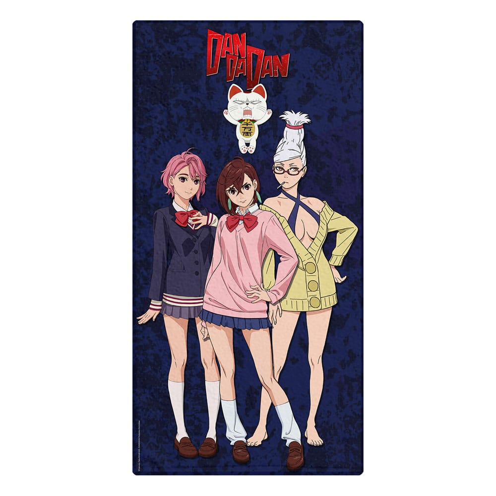 Asciugamano Dandadan Momo, Aira, Seiko 150 x 75 cm