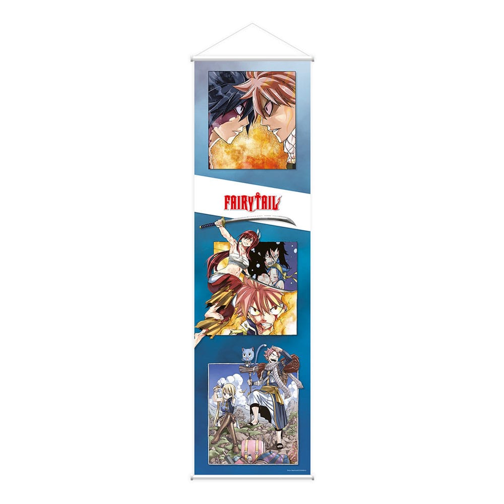 Fairy Tail Wallscroll Tenugui Manga-Stil 33 x 120 cm