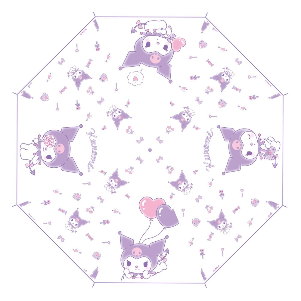 Sanrio Cane kišobran Kuromi Kawaii Transparent