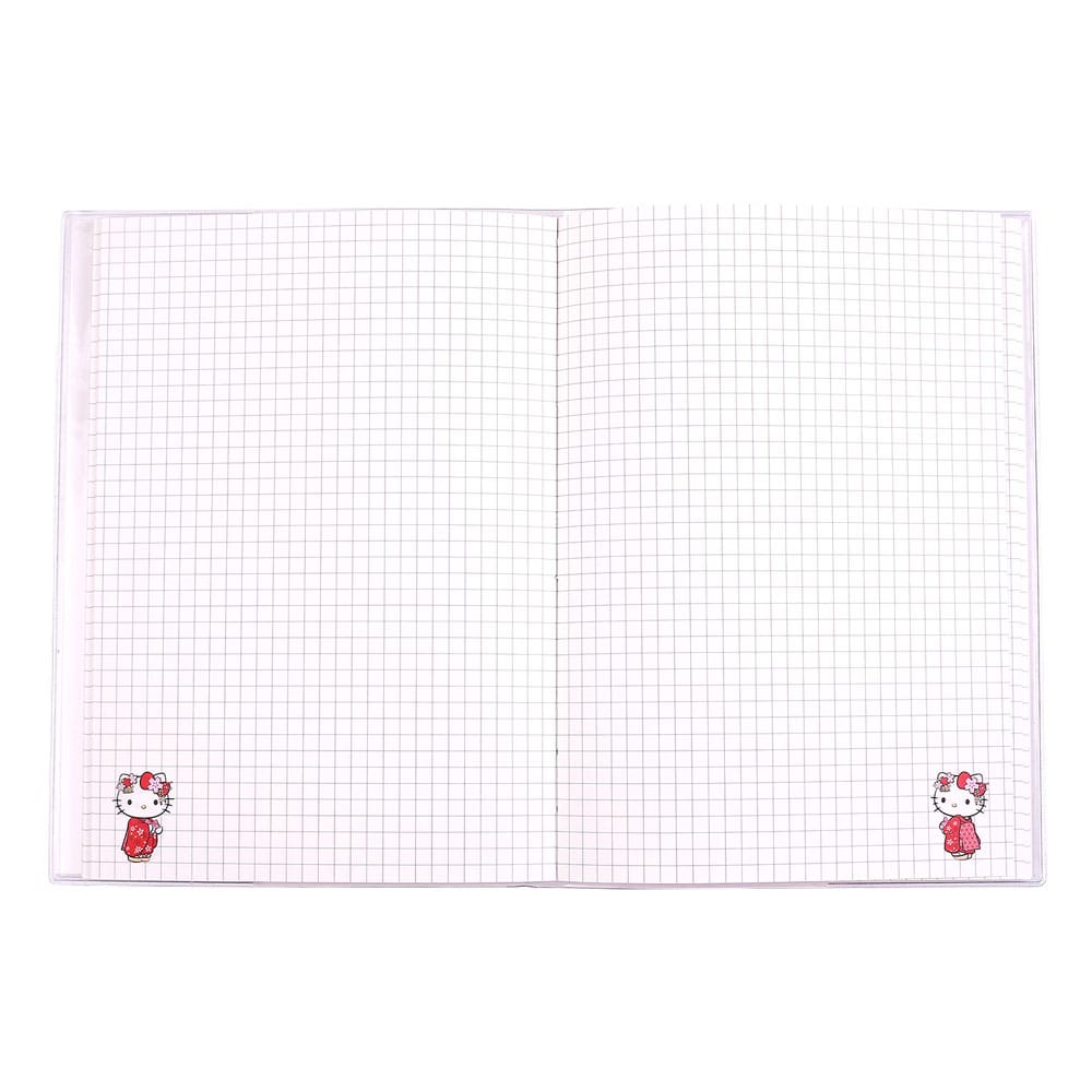 Notebook Sanrio Hello Kitty Kimono olografico a quadretti