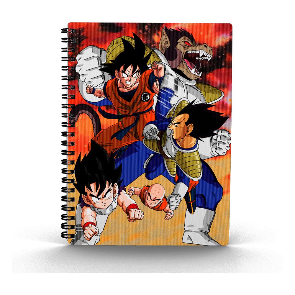 Dragon Ball Z Defter 3D-Efect Goku vs Vegeta ile