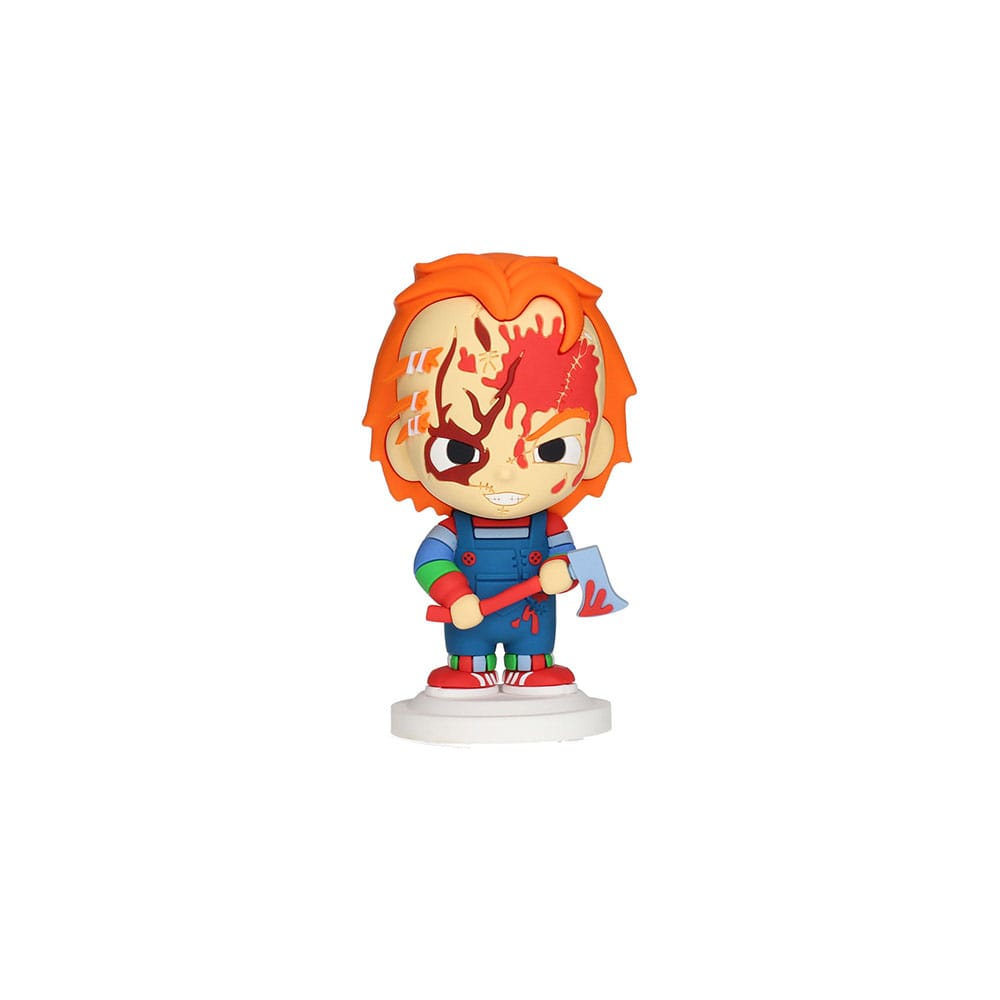 Minifigure in gomma di Chucky Pokis, confezione da 3, 7 cm