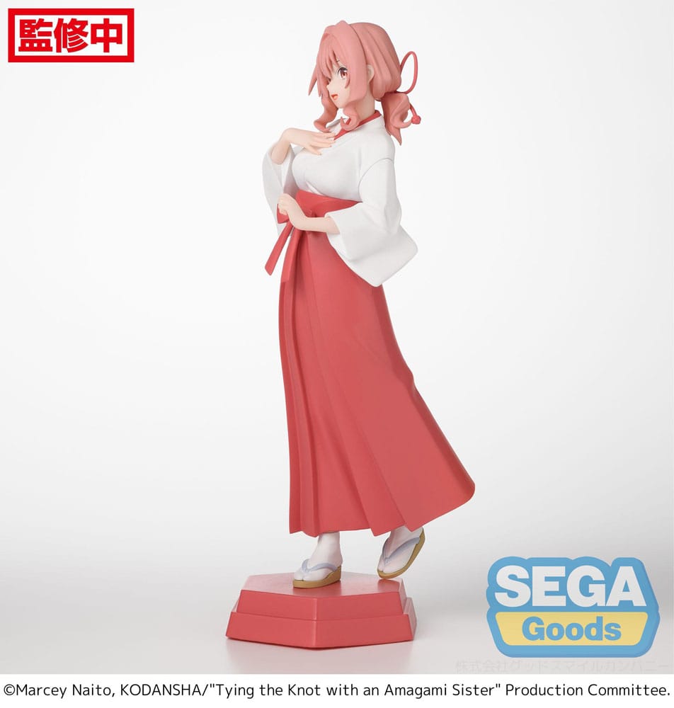Faire du nœud avec un bureau de sœur Amagami x décorer les collections PVC Statue Yuna Amagami 16 cm