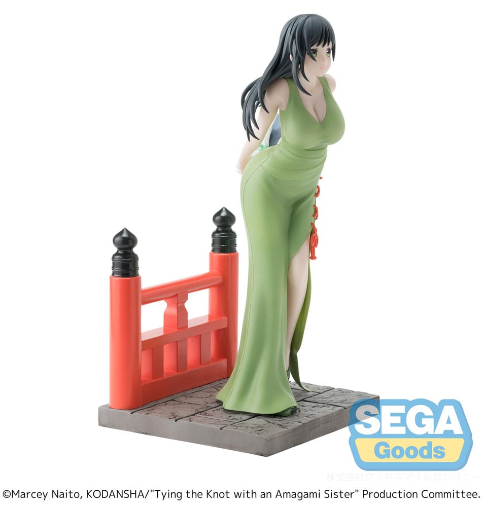 Nouant le nœud avec une sœur Amagami Luminasta PVC Statue Yae Amagami 20 cm