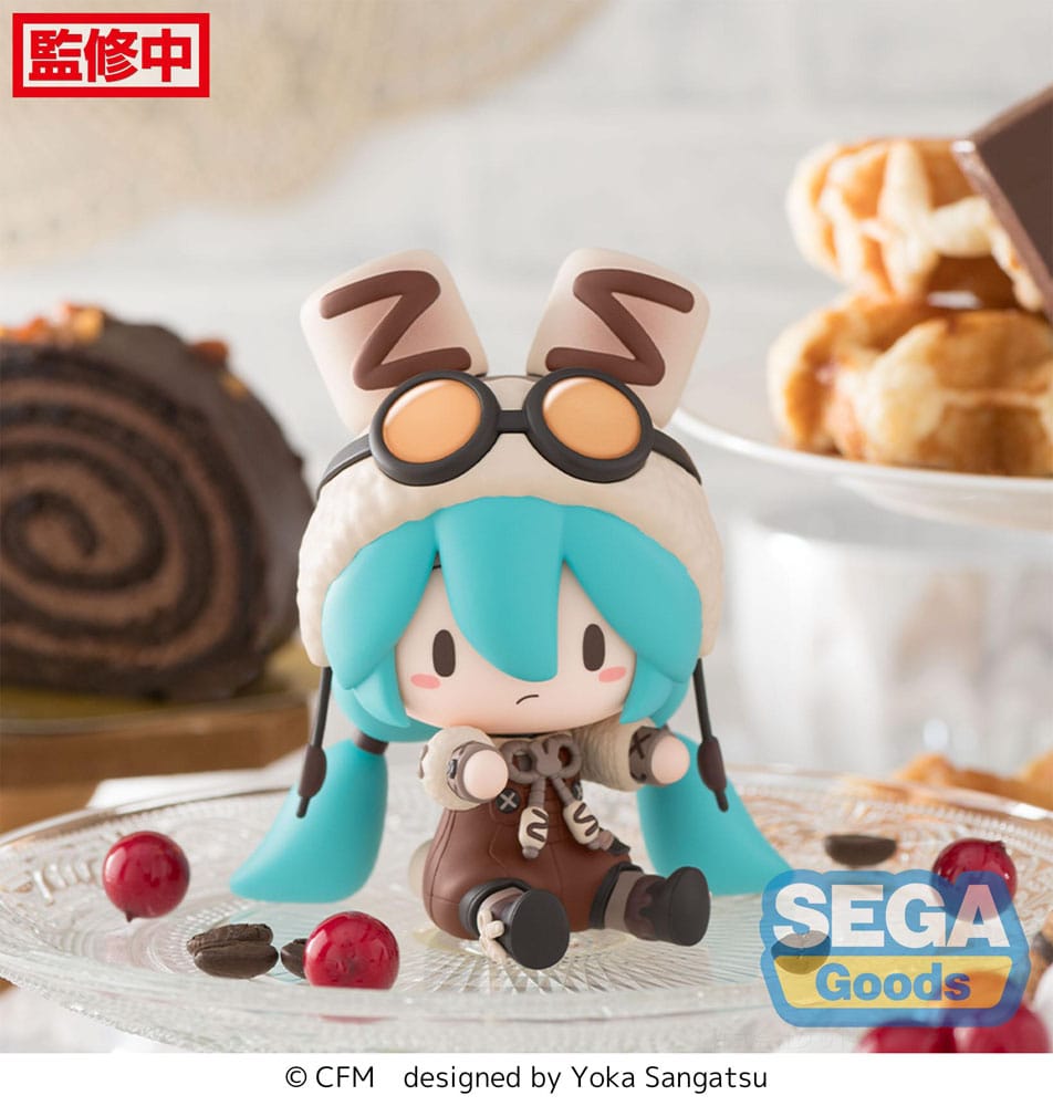 Personaggio Vocal Series 01: Hatsune Miku Fuwa Petit Chibi Figura Hatsune Miku Marshmallow Hot Cocoa 10 cm